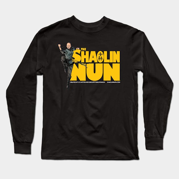 Main Logo with white lettering Long Sleeve T-Shirt by Shaolin Nun